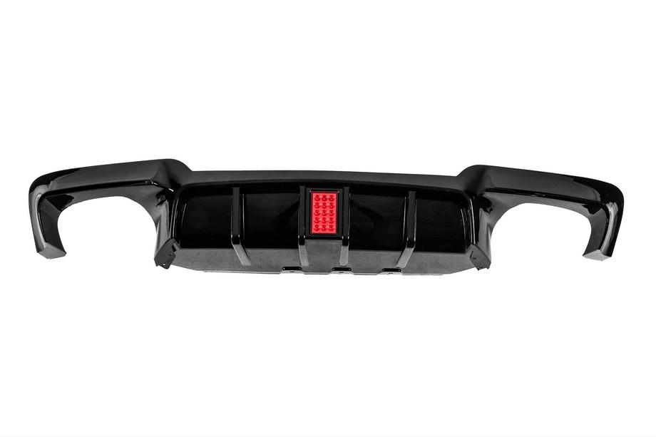 BMW 5 Series F10/F11 2010–2016 Heckdiffusor M5-Style LED (für M-Sport, ABS) Image