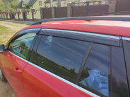 Skoda Octavia IV A8 2020- Windabweiser mit Chromleisten Niken Luxury (SW, 4 Stk) Foto 2