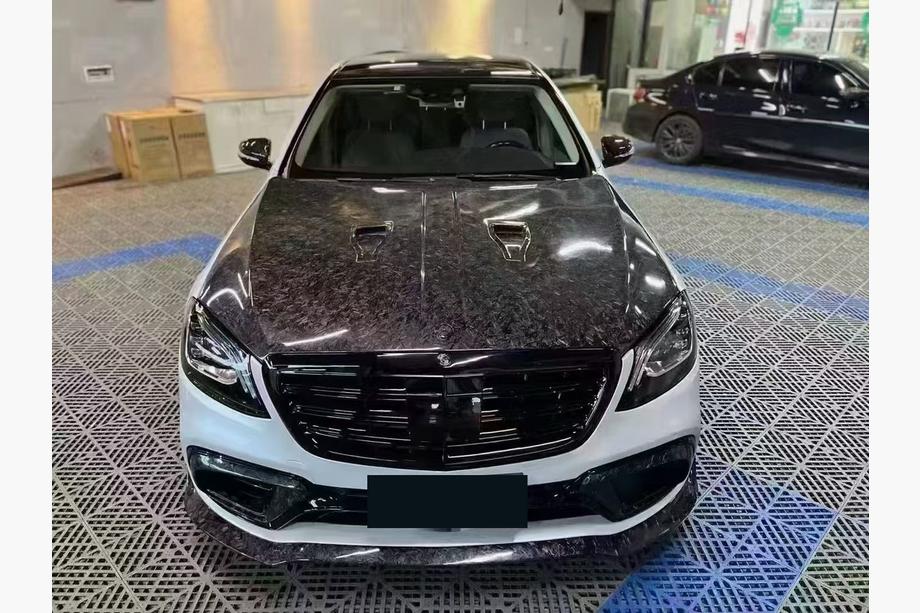 Mercedes S-class W222 2013-2022 Motorhaube (Forged Carbon) Image