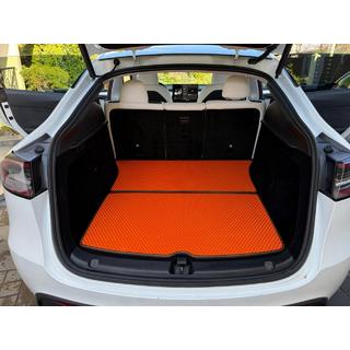 EVA Kofferraummatte V2 (2020-2024, Orange) Tesla Model Y 2020-