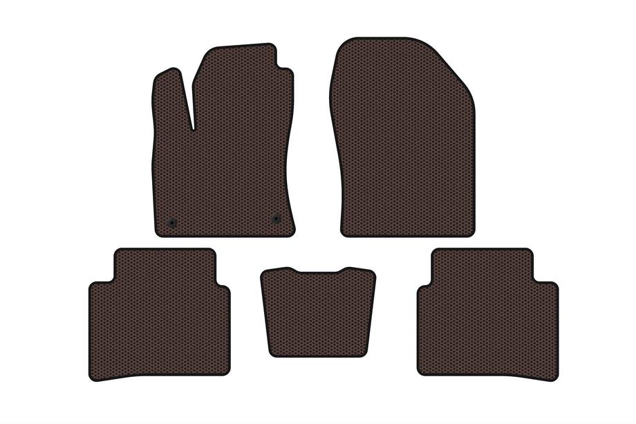 Toyota Prius 2015-2022 Gummimatten Carsuit (LB, Braun) Image