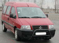 Fiat Scudo 1996-2007 Frontbügel WT003 Schwarz Edelstahl Foto 1