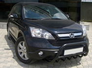 Honda CRV 2007-2011 Frontschutzbügel WT003 Schwarz (Edelstahl) Foto 1