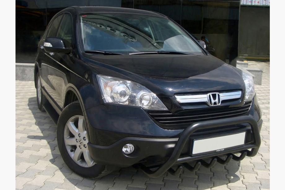 Honda CRV 2007-2011 Frontschutzbügel WT003 Schwarz (Edelstahl) Image