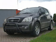Kia Sorento I BL 2002-2009 Frontschutzbügel WT003 Schwarz (Edelstahl) Foto 1