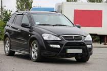 SsangYong Action 2005-2018 Frontbügel WT004 Schwarz (Edelstahl) Foto 3