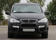 SsangYong Action 2005-2018 Frontbügel WT004 Schwarz (Edelstahl) Foto 2