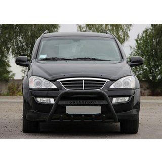 Frontbügel WT004 Schwarz (Edelstahl) SsangYong Action 2005-2018 Foto 2
