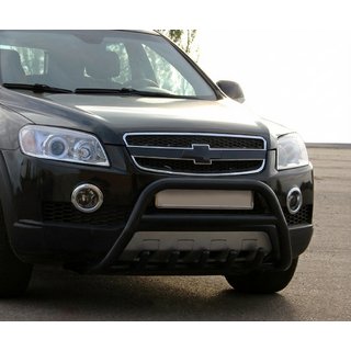 Frontbügel WT003 Schwarz (Edelstahl) Chevrolet Captiva 2006-2019 Foto 4
