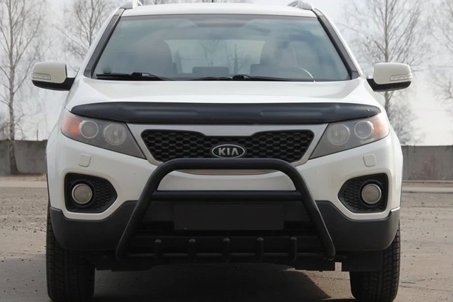 Kia Sorento II XM 2009-2014 Frontschutzbügel WT003 Schwarz (Edelstahl) Image