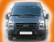 Ford Transit 2000–2014 Frontbügel WT003 Schwarz (2006-2014, Edelstahl) Foto 6