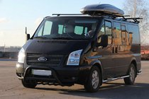 Ford Transit 2000–2014 Frontbügel WT003 Schwarz (2006-2014, Edelstahl) Foto 4