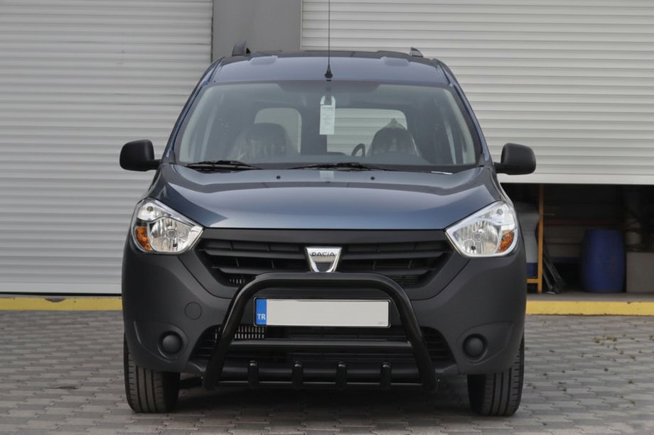 Renault Dokker 2013-2022 Frontschutzbügel WT003 Schwarz (Edelstahl) Image