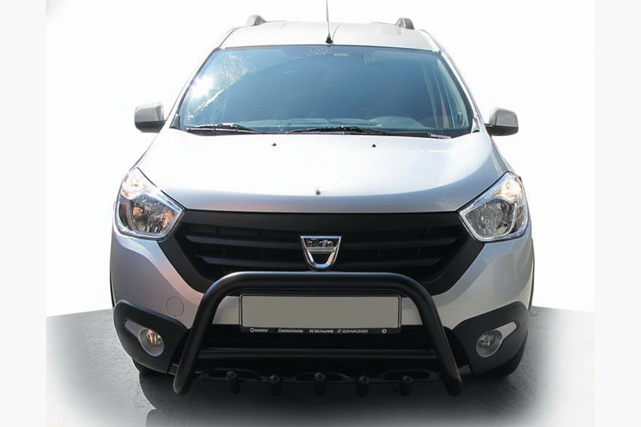 Dacia Dokker 2013-2022 Frontschutzbügel WT003 Schwarz (Edelstahl) Image