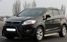 Ford Kuga 2008-2013 Frontschutzbügel WT003 Schwarz (Edelstahl) Foto 1