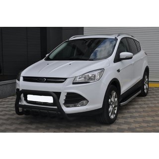 Frontschutzbügel WT003 Schwarz (Edelstahl) Ford Kuga/Escape 2013-2019 Foto 1