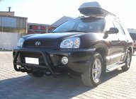 Hyundai Santa Fe 1 2000-2006 Frontschutzbügel WT003 Schwarz (Edelstahl) Foto 1