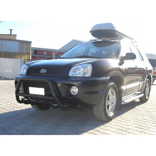 Frontschutzbügel WT003 Schwarz (Edelstahl) Hyundai Santa Fe 1 2000-2006 Foto 1