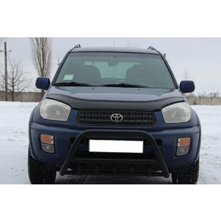 Frontbügel WT003 Schwarz Edelstahl Toyota Rav 4 2001-2005 Foto 4