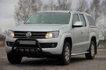 Volkswagen Amarok 2010-2022 Frontbügel WT003 Schwarz Edelstahl Foto 9