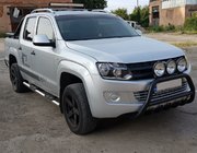 Volkswagen Amarok 2010-2022 Frontbügel WT003 Schwarz Edelstahl Foto 8