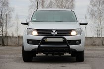 Volkswagen Amarok 2010-2022 Frontbügel WT003 Schwarz Edelstahl Foto 1