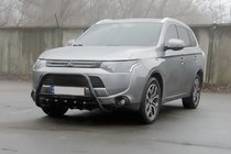Mitsubishi Outlander 2012-2021 Frontbügel WT004 Schwarz (Edelstahl) Foto 3