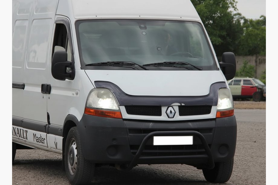 Opel Movano 2004-2010 Frontbügel WT003 Schwarz (Edelstahl) Image