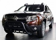 Renault Duster 2008–2017 Frontbügel ohne Schriftzug WT003 Schwarz (Edelstahl) Foto 1