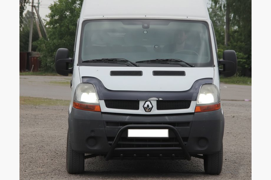 Nissan Interstar 2002-2010 Frontbügel WT003 Schwarz (Edelstahl) Image