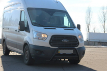 Ford Transit 2014- Frontschutzbügel WT003 Schwarz (Edelstahl) Foto 1