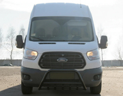 Ford Transit 2014- Frontschutzbügel WT003 Schwarz (Edelstahl) Foto 2
