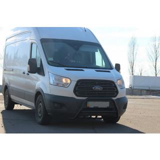 Frontschutzbügel WT003 Schwarz (Edelstahl) Ford Transit 2014- Foto 1