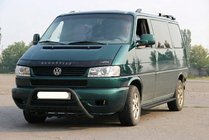 Volkswagen T4 Caravelle/Multivan 1990–2003 Frontbügel WT004 Schwarz (Edelstahl) Foto 2