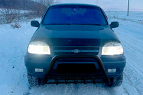 Chevrolet Niva 1998-2020 Frontbügel WT004 Schwarz (Edelstahl) Foto 2