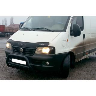 Frontschutzbügel WT003 Schwarz (Edelstahl) Peugeot Boxer 1994-2006 Foto 3