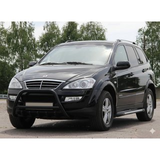 Frontbügel WT003 Schwarz Edelstahl SsangYong Action 2005-2018 Foto 3