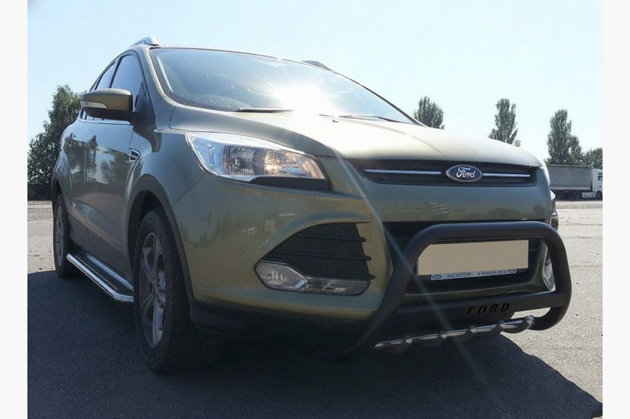 Ford Kuga/Escape 2013-2019 Frontbügel WT004 Schwarz (Edelstahl) Image