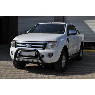 Frontschutz WT003 Schwarz (Edelstahl) Ford Ranger 2011–2022 Foto 4