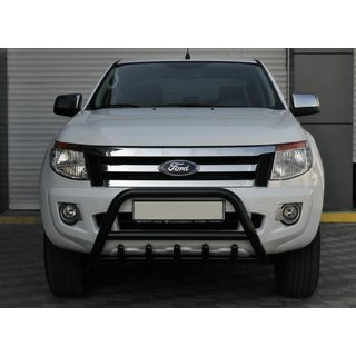 Frontschutz WT003 Schwarz (Edelstahl) Ford Ranger 2011–2022 Foto 1