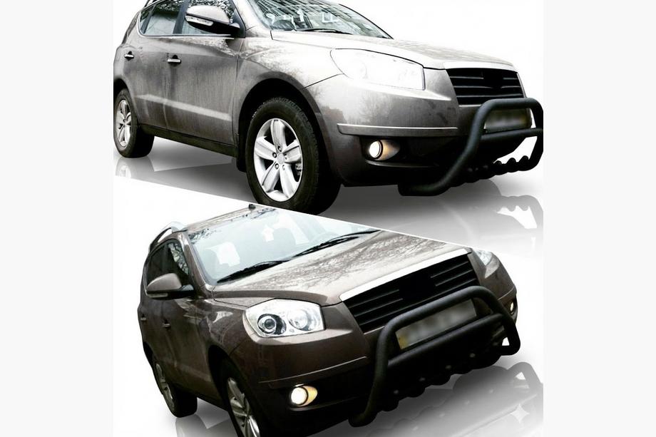 Geely Emgrand X7 2011- Frontschutzbügel WT003 Schwarz (Edelstahl) Image