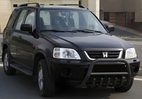 Honda CRV 1996-2001 Frontbügel WT003 Schwarz Edelstahl Foto 1