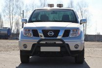 Nissan Navara 2006-2015 Frontbügel WT003 Schwarz Edelstahl Foto 6