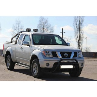 Frontbügel WT003 Schwarz Edelstahl Nissan Navara 2006-2015 Foto 1