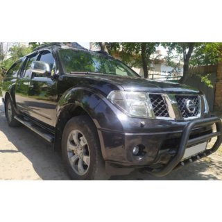 Frontbügel WT003 Schwarz Edelstahl Nissan Navara 2006-2015 Foto 4
