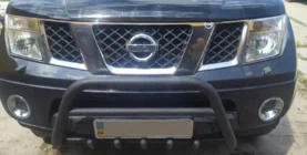 Nissan Pathfinder R51 2005-2014 Frontbügel WT003 Schwarz Edelstahl Foto 3