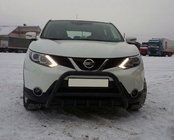 Nissan Qashqai 2014-2021 Frontbügel WT003 Schwarz Edelstahl Foto 3
