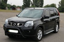 Nissan X-trail T31 2007-2014 Frontschutz WT003 Schwarz (Edelstahl) Foto 1
