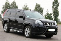 Nissan X-trail T31 2007-2014 Frontschutz WT003 Schwarz (Edelstahl) Foto 6