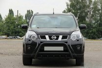 Nissan X-trail T31 2007-2014 Frontschutz WT003 Schwarz (Edelstahl) Foto 7